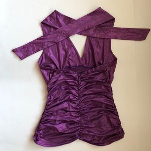 Shimmer Halter Neck Top